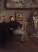 James Tissot Tissot in an artist's studio (nn01) oil